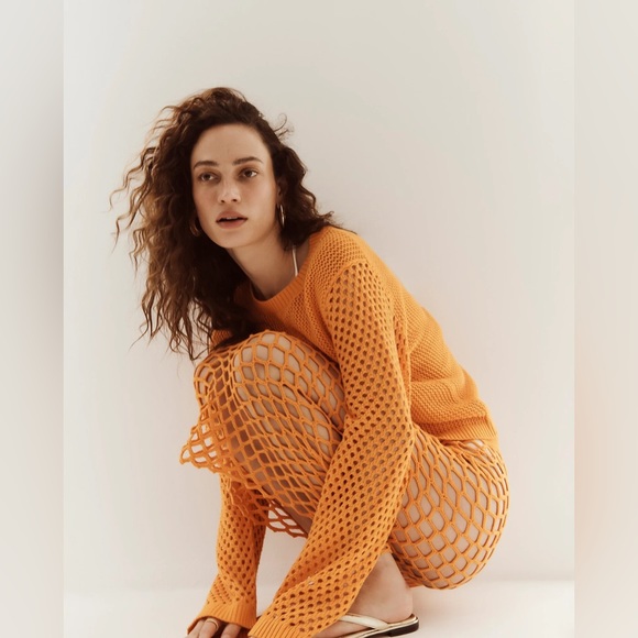 ❤️✅💥NWT J.Crew Crochet Crewneck Beach Sweater - Picture 5 of 7